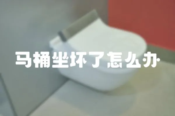 馬桶坐壞了怎么辦