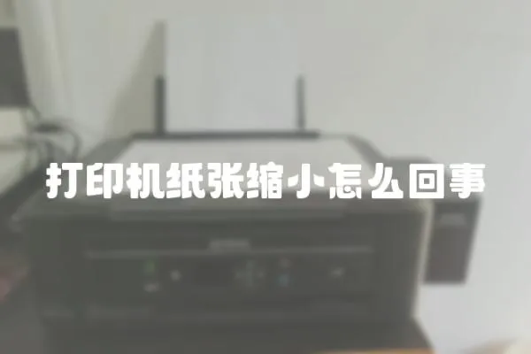 打印機紙張縮小怎么回事