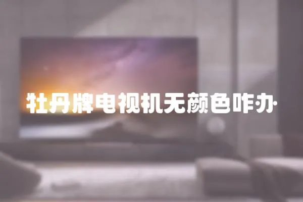 牡丹牌電視機(jī)無(wú)顏色咋辦