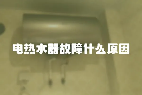 電熱水器故障什么原因