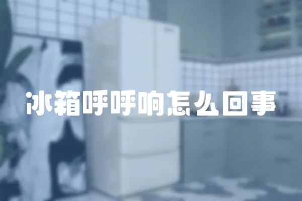 冰箱呼呼響怎么回事
