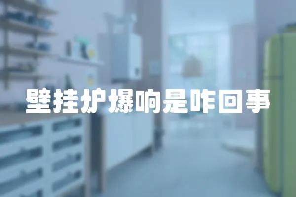 壁掛爐爆響是咋回事