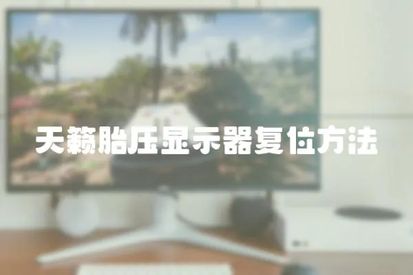 天籟胎壓顯示器復位方法