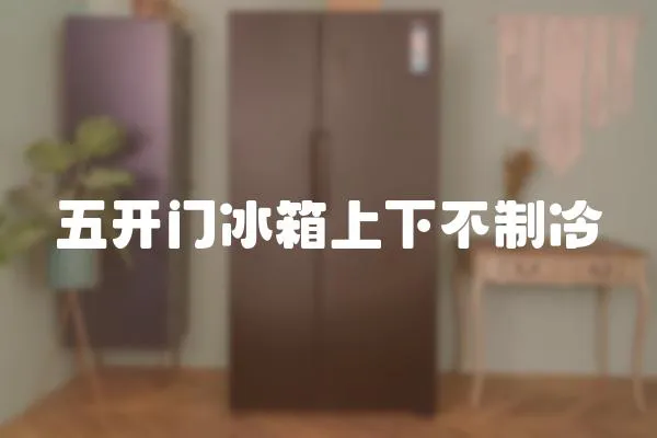 五開門冰箱上下不制冷