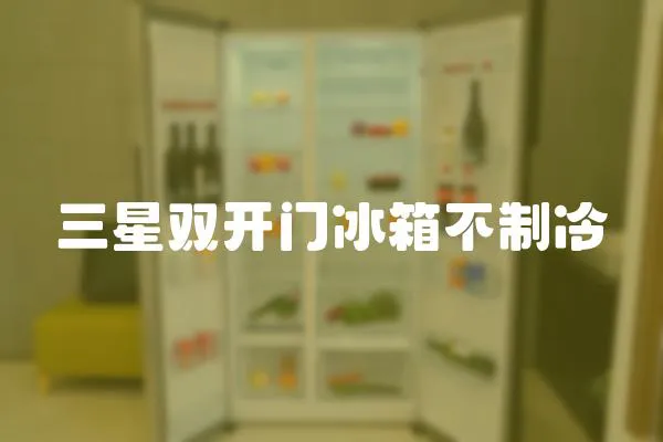 三星雙開門冰箱不制冷