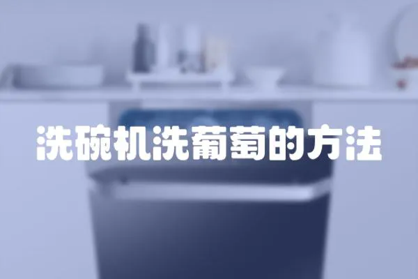洗碗機洗葡萄的方法