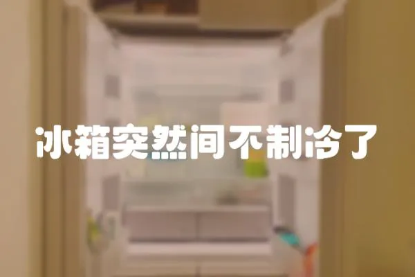 冰箱突然間不制冷了