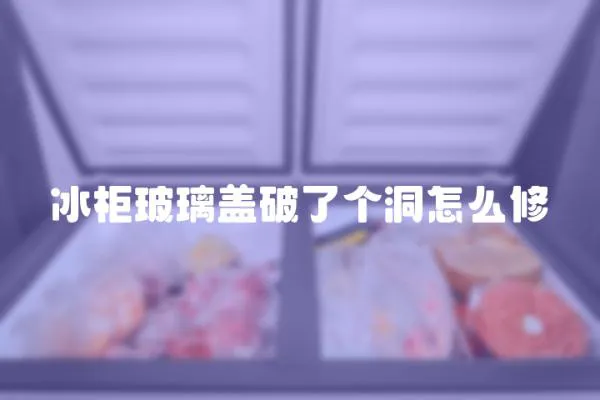 冰柜玻璃蓋破了個(gè)洞怎么修