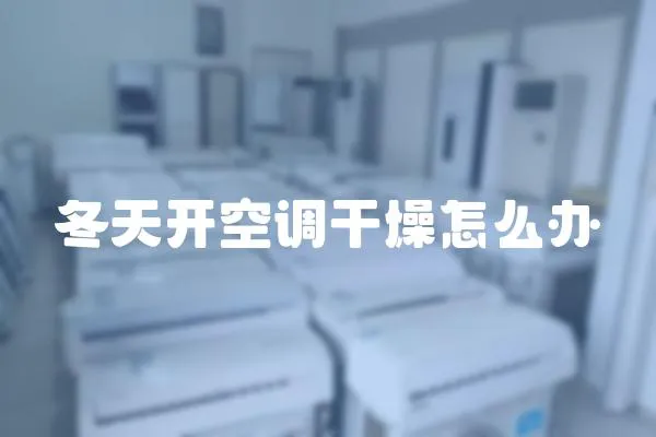 冬天開空調干燥怎么辦