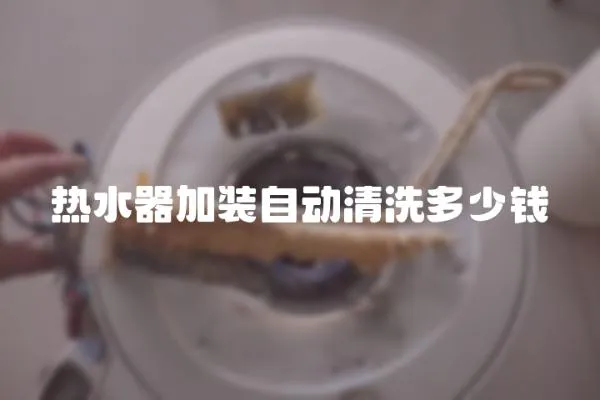 熱水器加裝自動(dòng)清洗多少錢