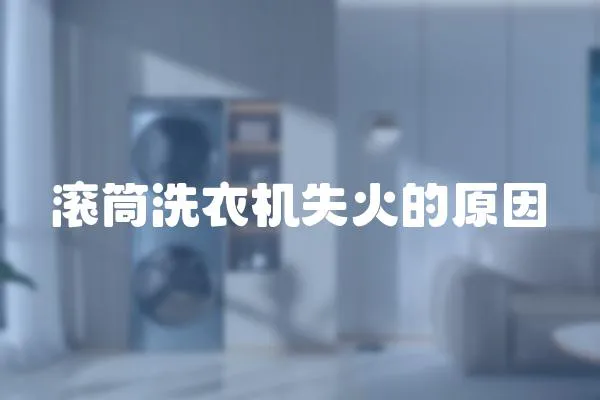 滾筒洗衣機失火的原因