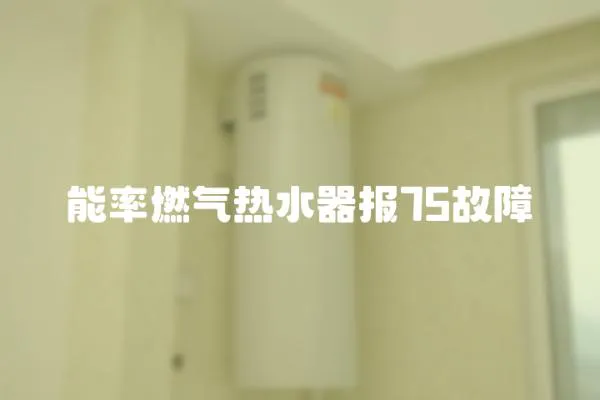 能率燃氣熱水器報75故障