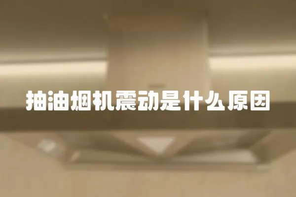抽油煙機(jī)震動(dòng)是什么原因