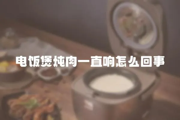 電飯煲燉肉一直響怎么回事