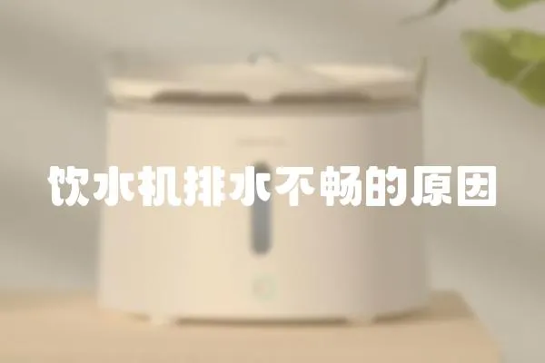 飲水機排水不暢的原因