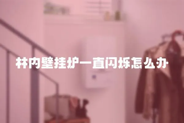 林內(nèi)壁掛爐一直閃爍怎么辦