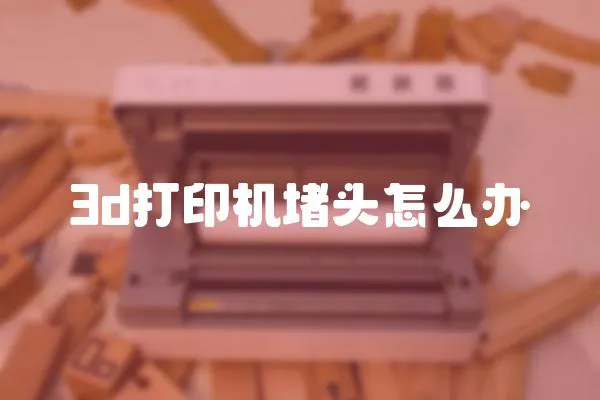 3d打印機堵頭怎么辦