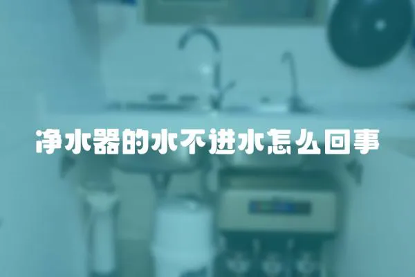 凈水器的水不進(jìn)水怎么回事