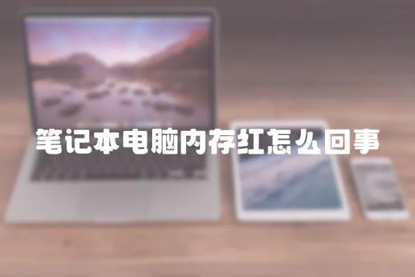 筆記本電腦內存紅怎么回事