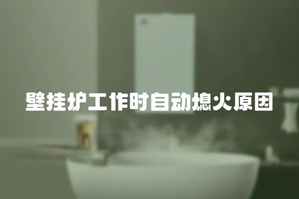 壁掛爐工作時(shí)自動(dòng)熄火原因