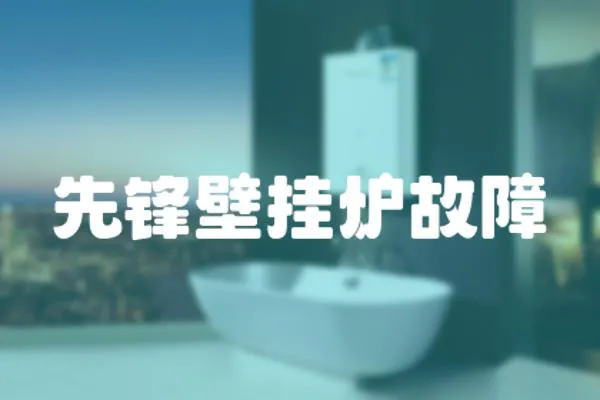 先鋒壁掛爐故障