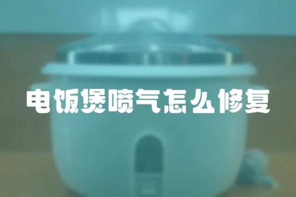 电饭煲喷气怎么修复