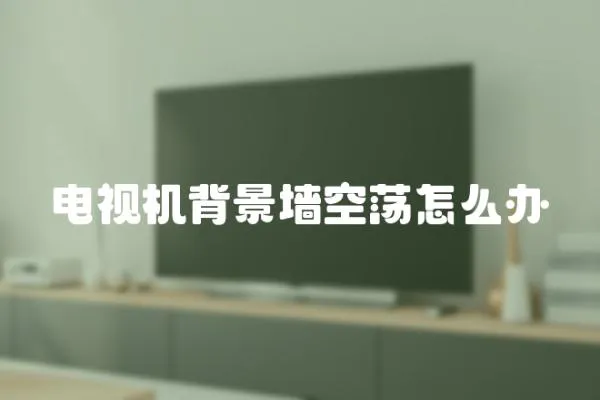 電視機背景墻空蕩怎么辦