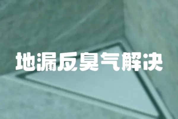 地漏反臭氣解決