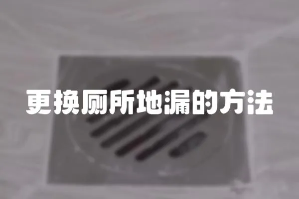 更換廁所地漏的方法