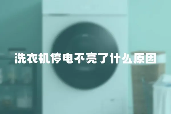 洗衣機停電不亮了什么原因