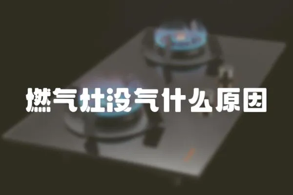 燃氣灶沒氣什么原因