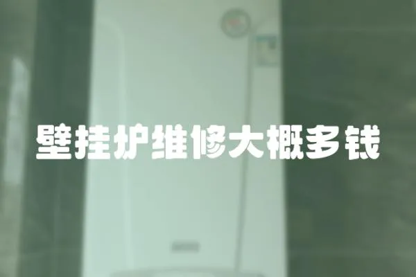 壁掛爐維修大概多錢