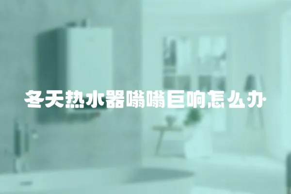 冬天熱水器嗡嗡巨響怎么辦