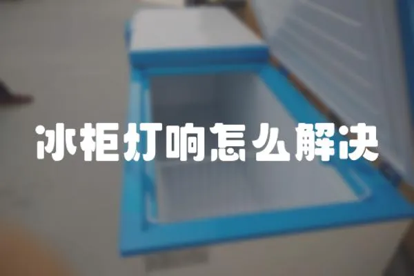 冰柜燈響怎么解決
