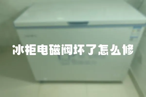 冰柜電磁閥壞了怎么修