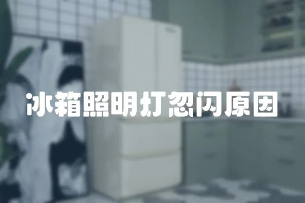 冰箱照明燈忽閃原因