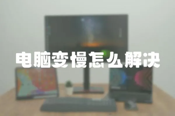 電腦變慢怎么解決