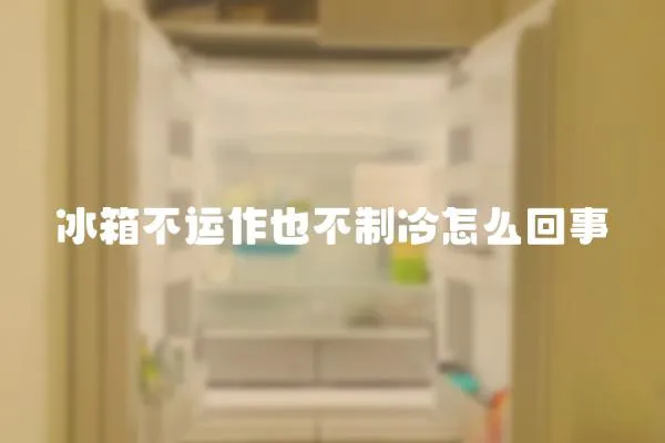 冰箱不運作也不制冷怎么回事