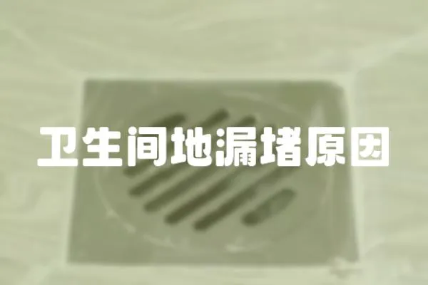 衛生間地漏堵原因
