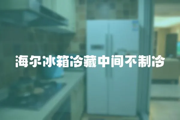 海爾冰箱冷藏中間不制冷