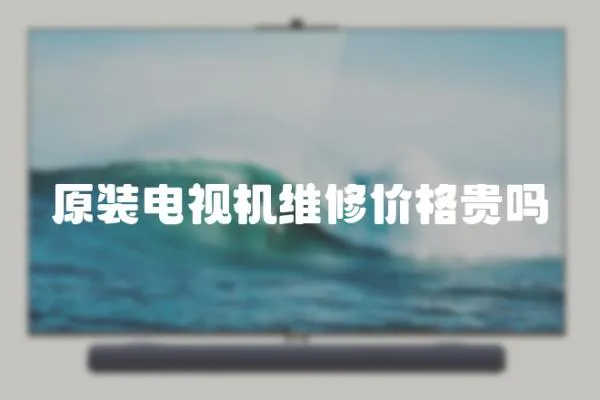 原裝電視機維修價格貴嗎