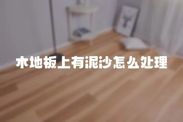 木地板上有泥沙怎么處理