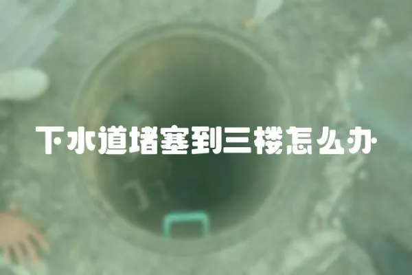 下水道堵塞到三樓怎么辦