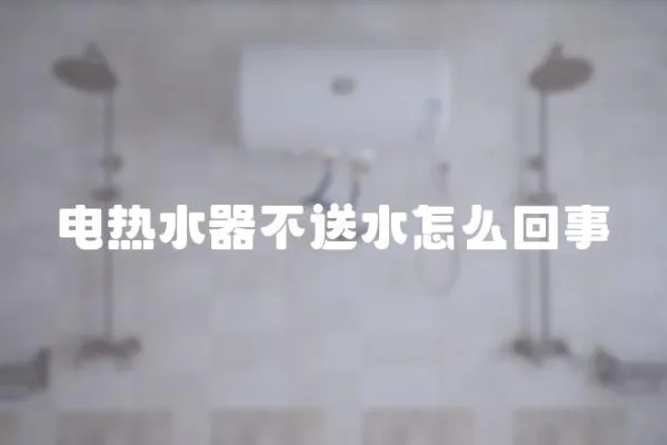 電熱水器不送水怎么回事