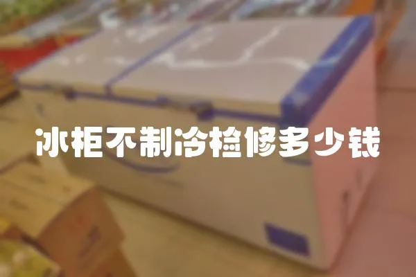 冰柜不制冷檢修多少錢