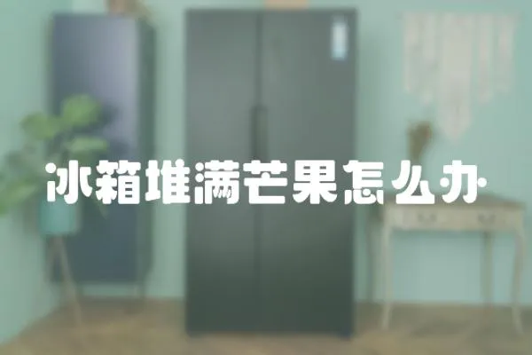冰箱堆滿芒果怎么辦