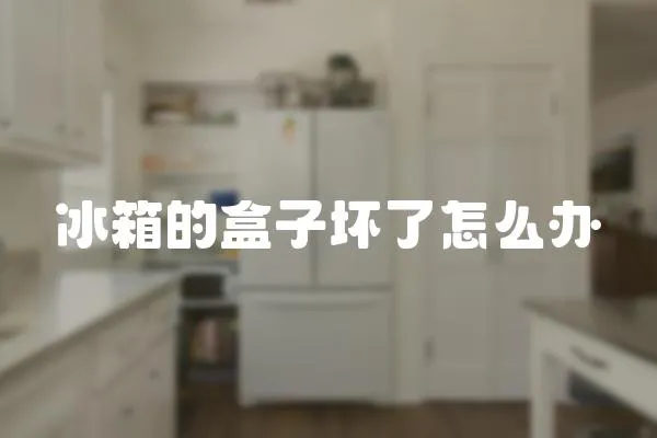 冰箱的盒子坏了怎么办