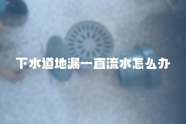 下水道地漏一直流水怎么辦