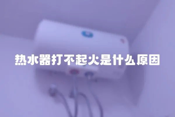 熱水器打不起火是什么原因
