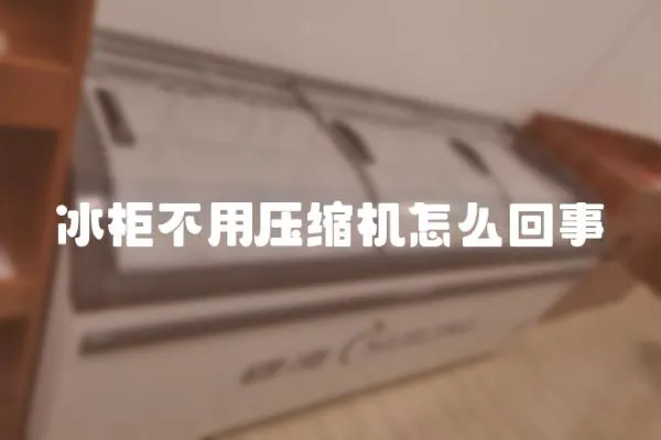 冰柜不用壓縮機怎么回事